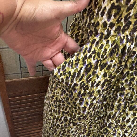 J. Crew Fabiola Abstract Leopard Sheath Dress Size 2 - Picture 11 of 14